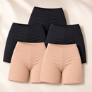 (KIT COM 5) Short Feminino Segunda Pele Cintura Alta Poliamida | PROMOÇÃO DE INVERNO
